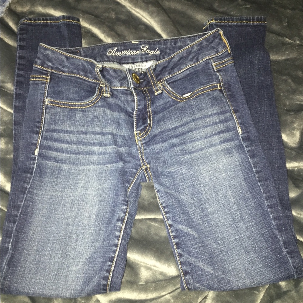 American Eagle Low Rise Dark Wash Jeans